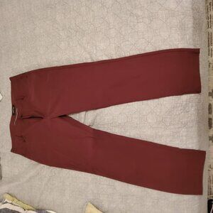Kenneth Cole Maroon Tech Pants 34W X 30L